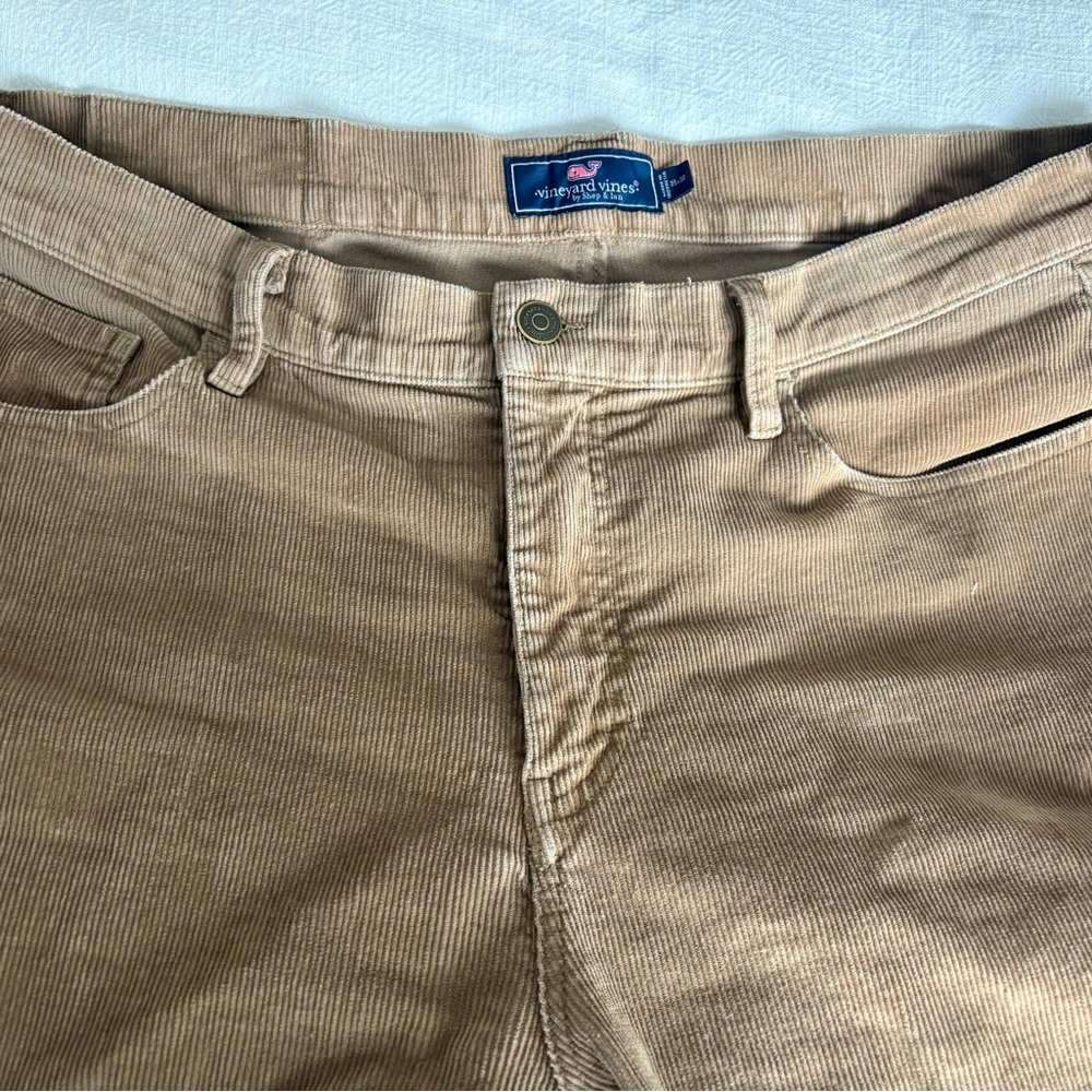Vineyard Vines Men's Light Brown Corduroy Pants 35 x 30